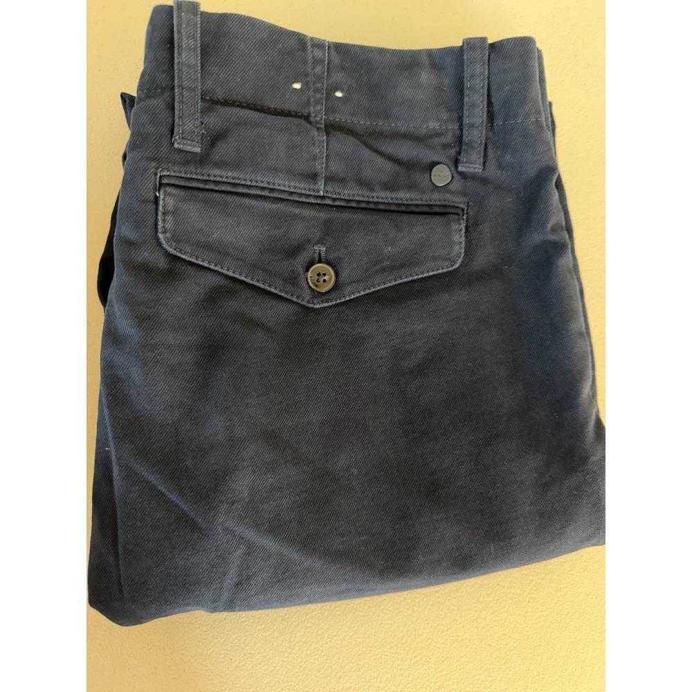 NN07 No Nationality Steven 1387 Chino Pants Navy Mens 31/32 Flat Front Stretch